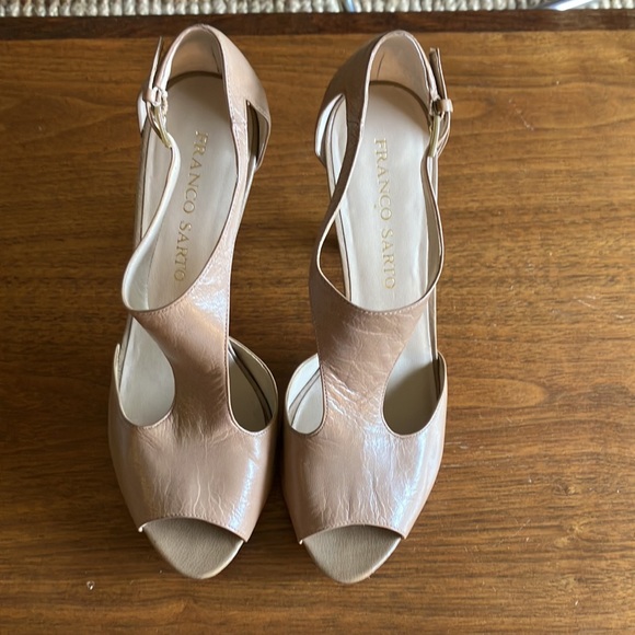 Franco Sarto nude leather heels. Gorgeous shoes, EUC. - Picture 9 of 13
